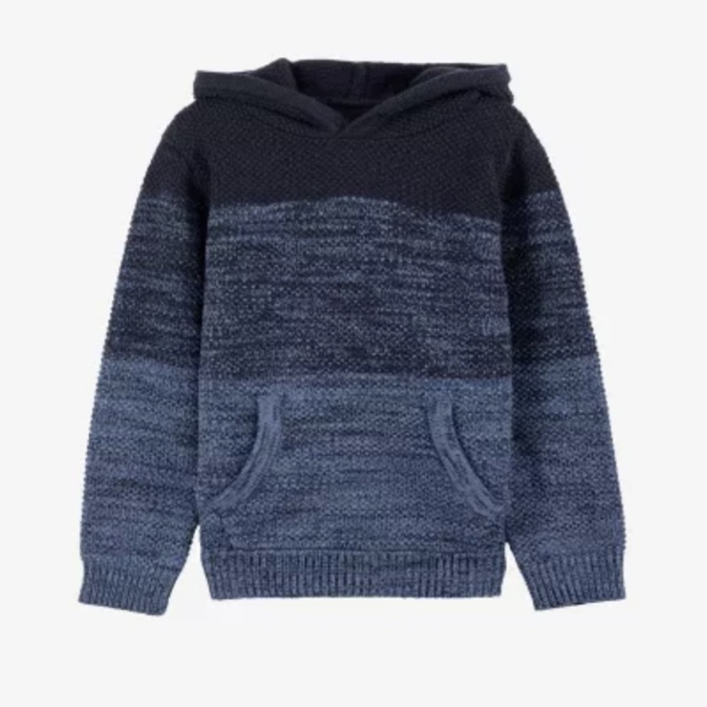 NWT X RAY Boy's Colorblock Pullover Hood Sweater